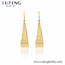 96286 Pendientes de oro Xuping Pendientes de fábrica de diseños elegantes